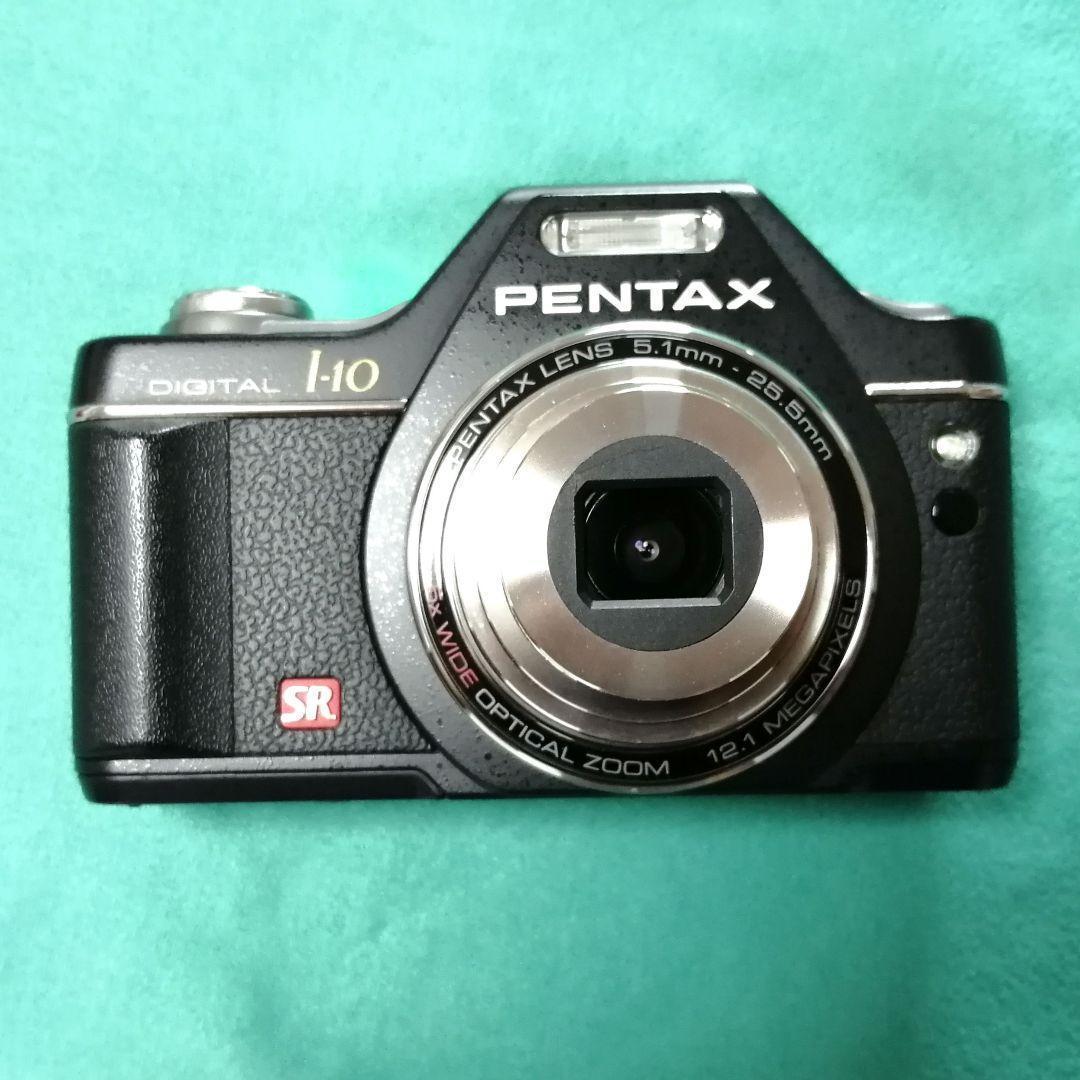 【美品・予備バッテリー付】PENTAX Optio l-10 コンデジ ブラック