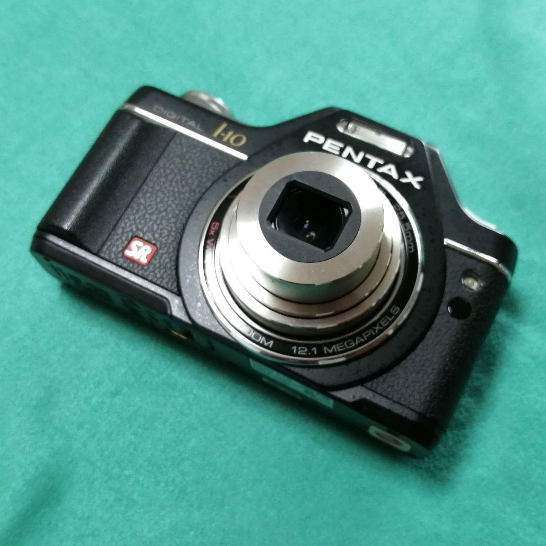 【美品・予備バッテリー付】PENTAX Optio l-10 コンデジ ブラック