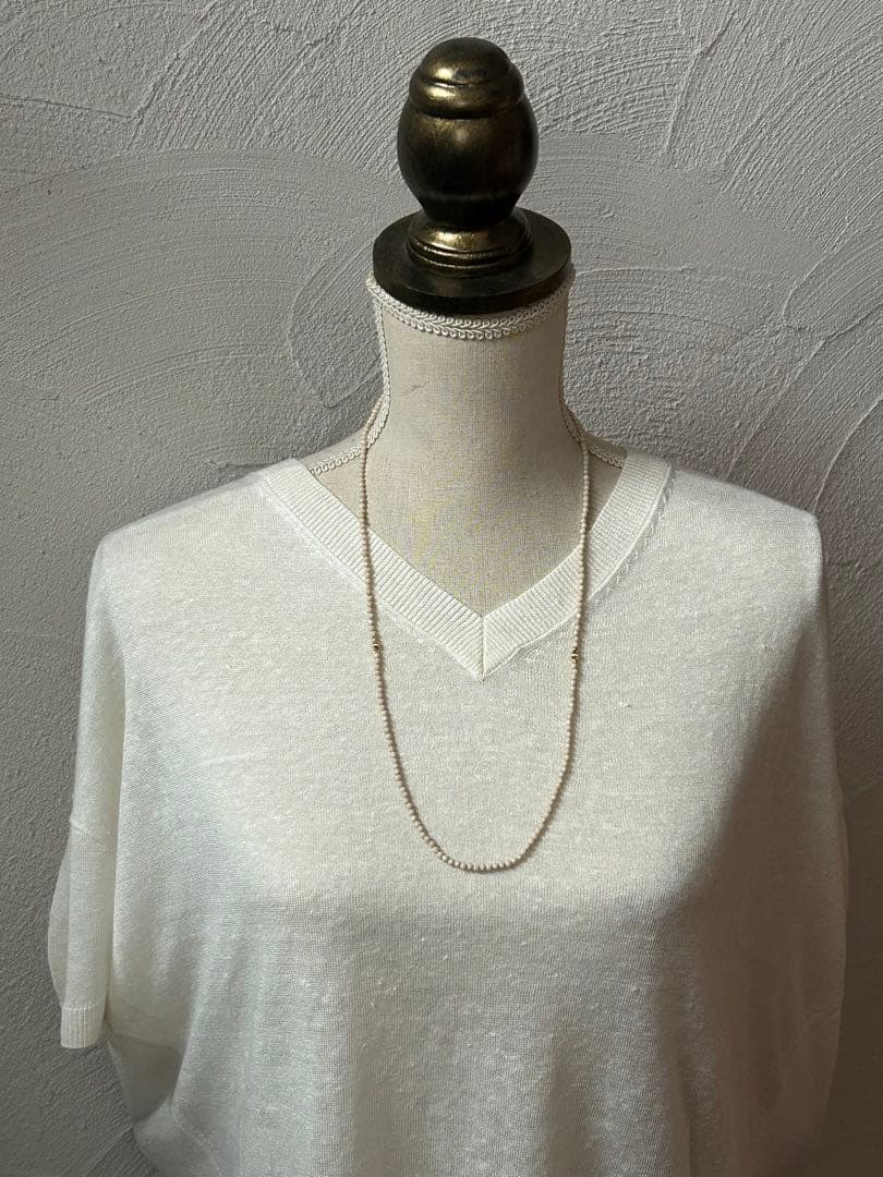 14KGF リバーストーンのネックレス