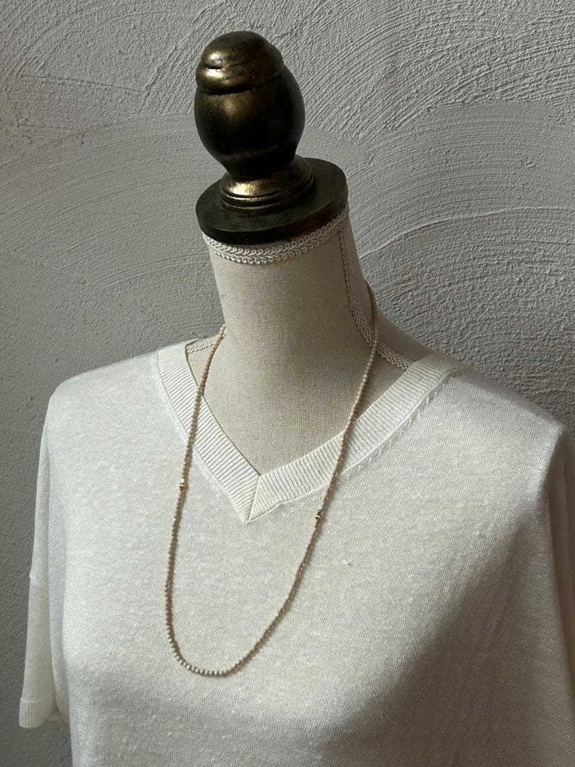 14KGF リバーストーンのネックレス