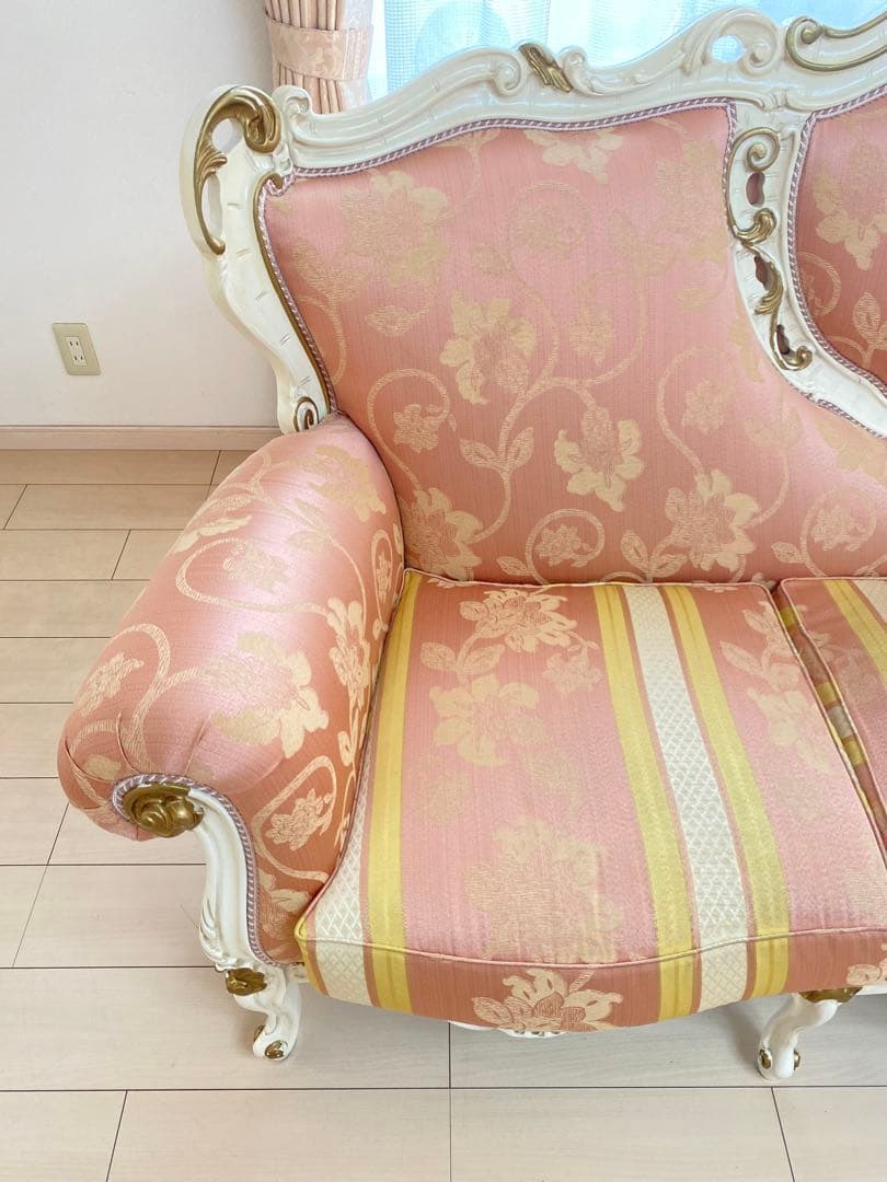 【1月5日までの限定価格】イタリア製 3人掛けシート ソファ