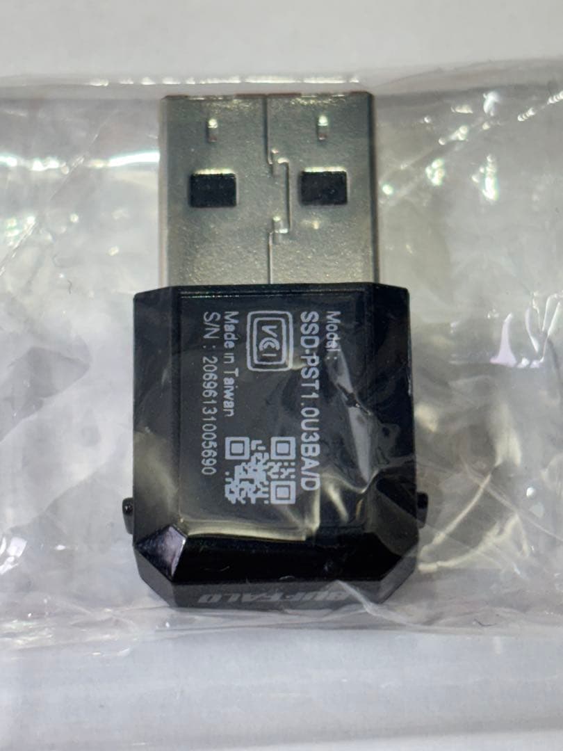 外付けハードディスク・ドライブ BUFFALO SSD-PST1.0U3BA/D 1.0TB