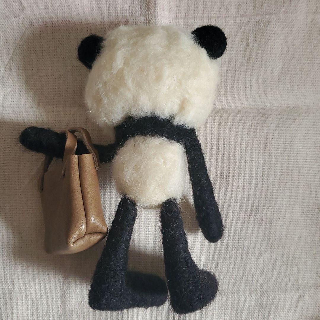 パンダ 【羊毛フェルト】ハンドメイド 人形