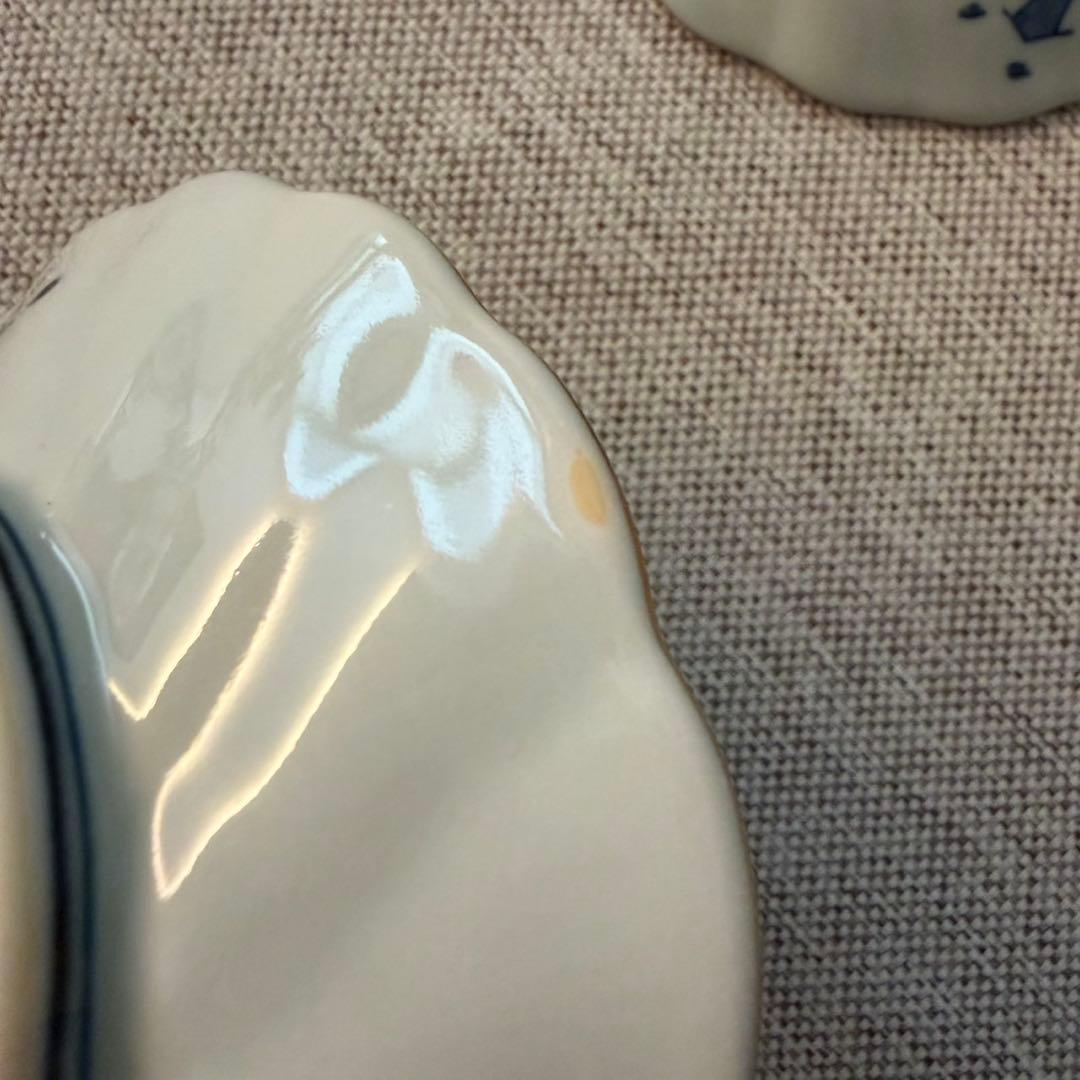 伊万里鍋島焼 瀬兵窯　古伊万里藤花　小皿　5枚