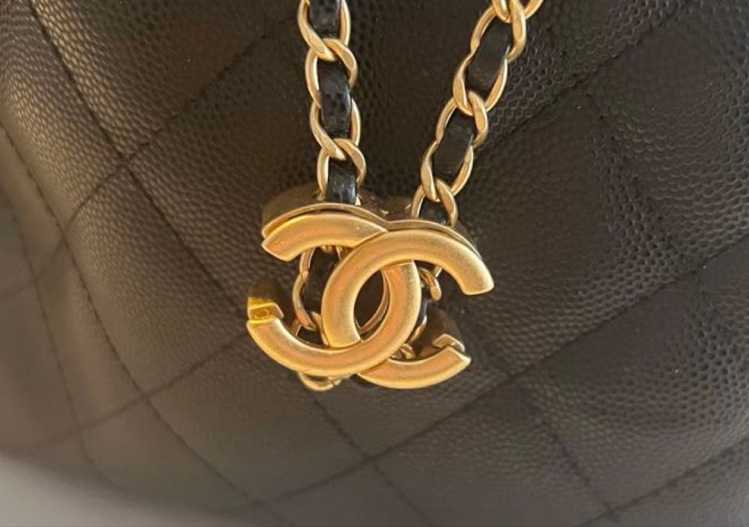 【美品】CHANEL ショルダーバッグ ノベルティ ブラック