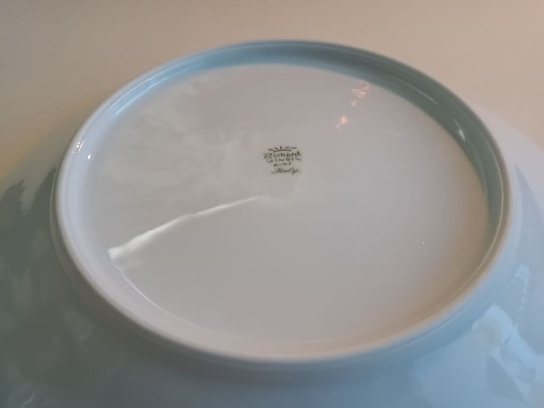 【リチャード・ジノリ】ベッキオホワイト　サービスプレート　大皿　33cm