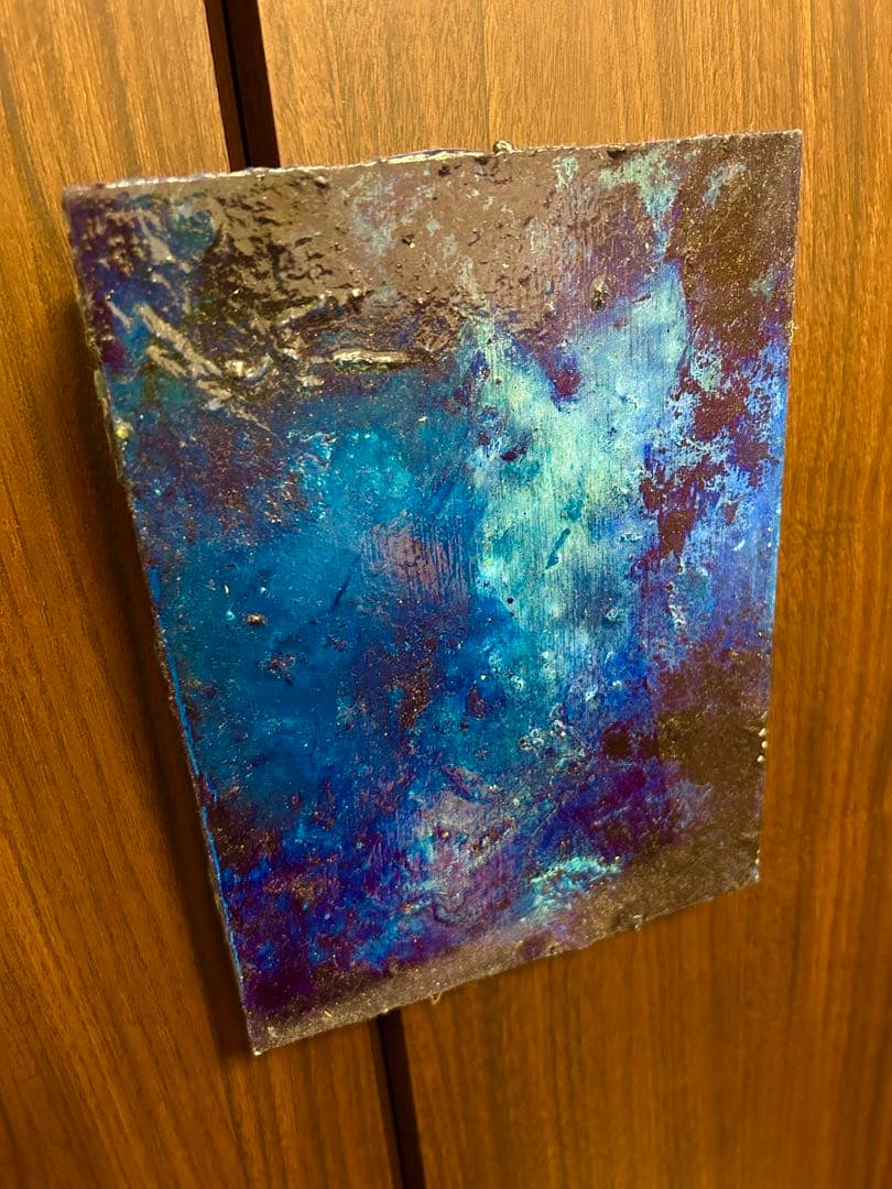 抽象画 青い 海 油絵 絵画 油彩画 オリジナル