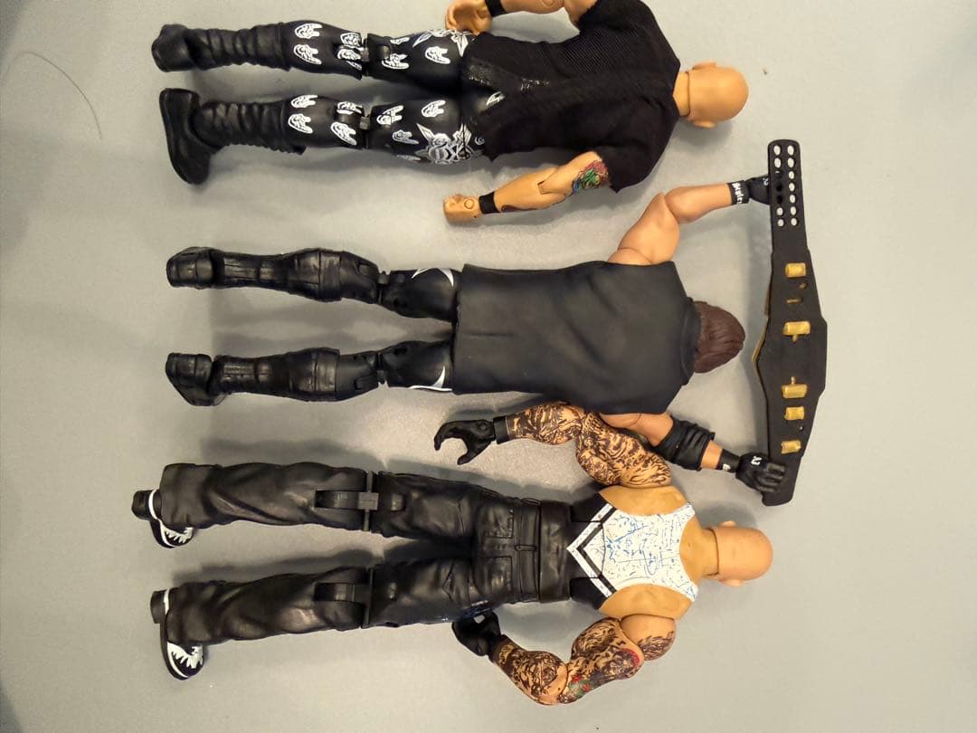 WWEフィギュアセット チャンピオンベルト付き