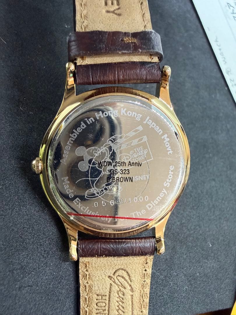 ディズニーウォッチ　DWD 腕時計　メンズ　レディース　クォーツ　25周年