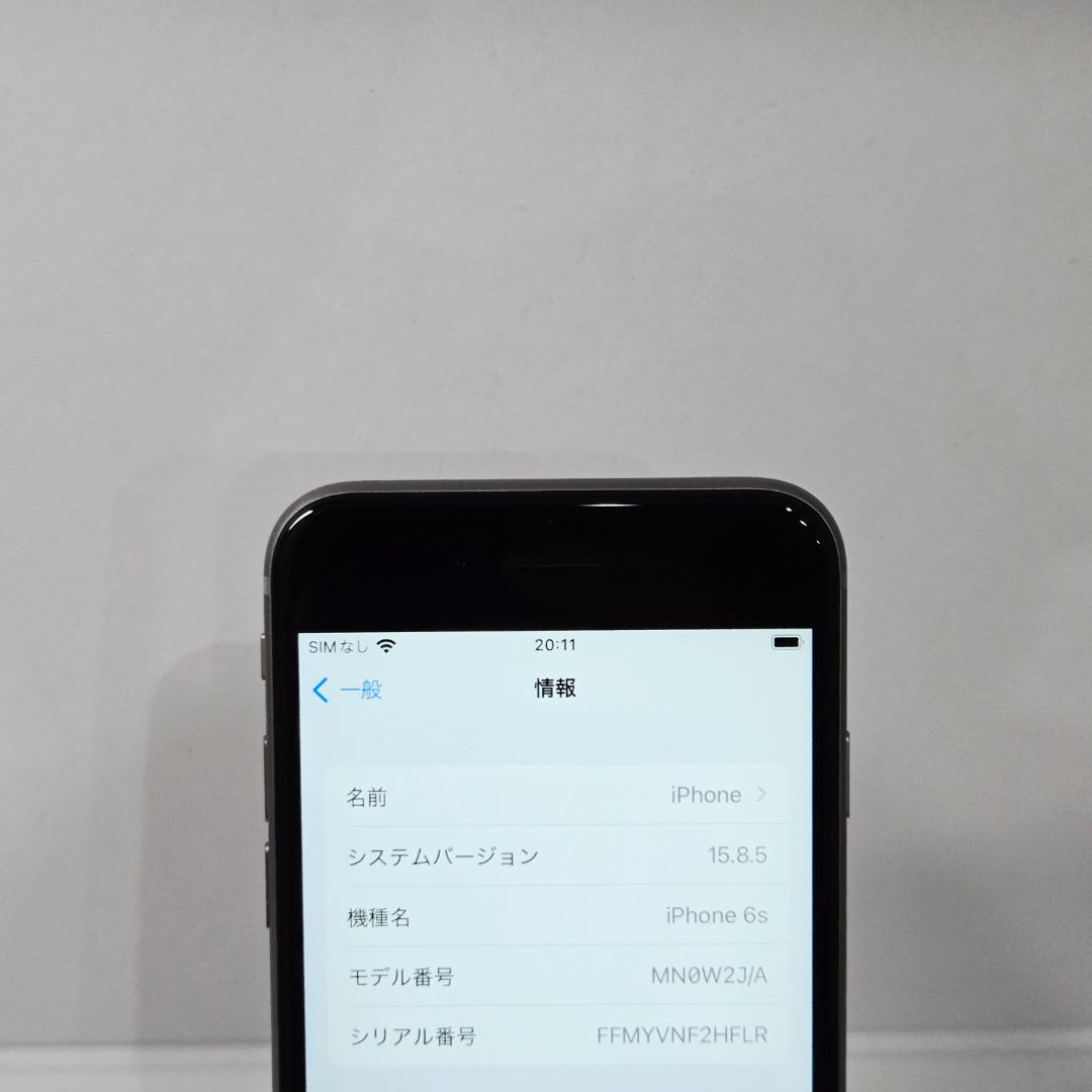 113 iPhone6s スペースグレイ SIMフリー 美品 バッテリー86%