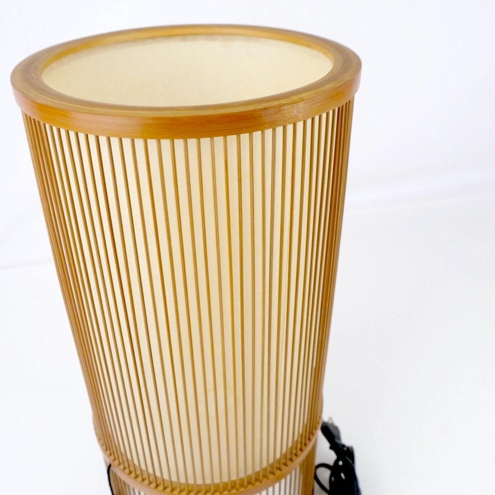 みやび行燈 駿河竹千筋細工 アンティーク 美品 フロアライト ランプ モダン