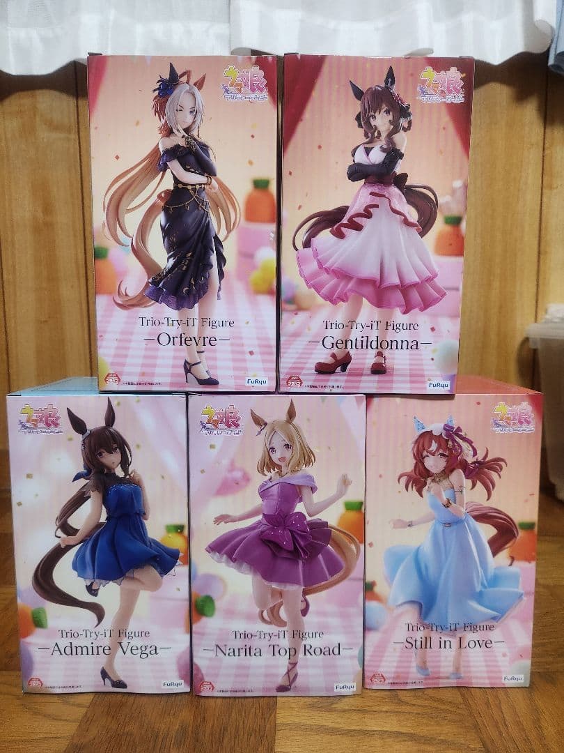 ラウンドワン限定 ウマ娘 プリティーダービー フィギュア 5体セット①
