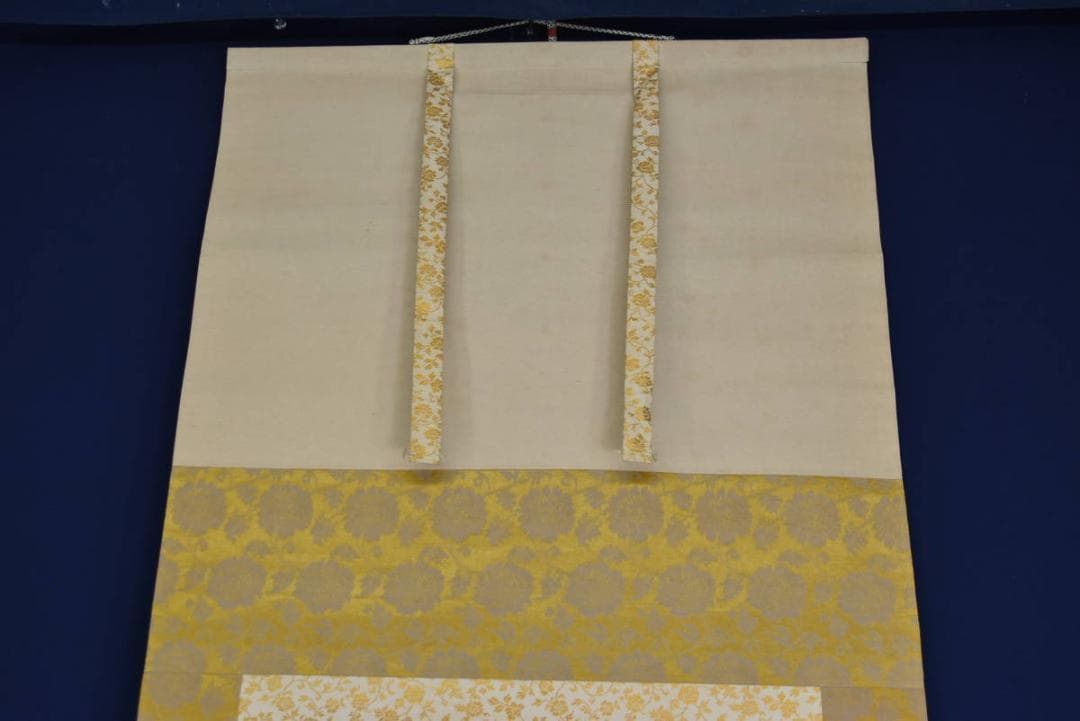 【真作】麦翠/瑞祥蓬菜山図/掛軸☆宝船☆AB-441