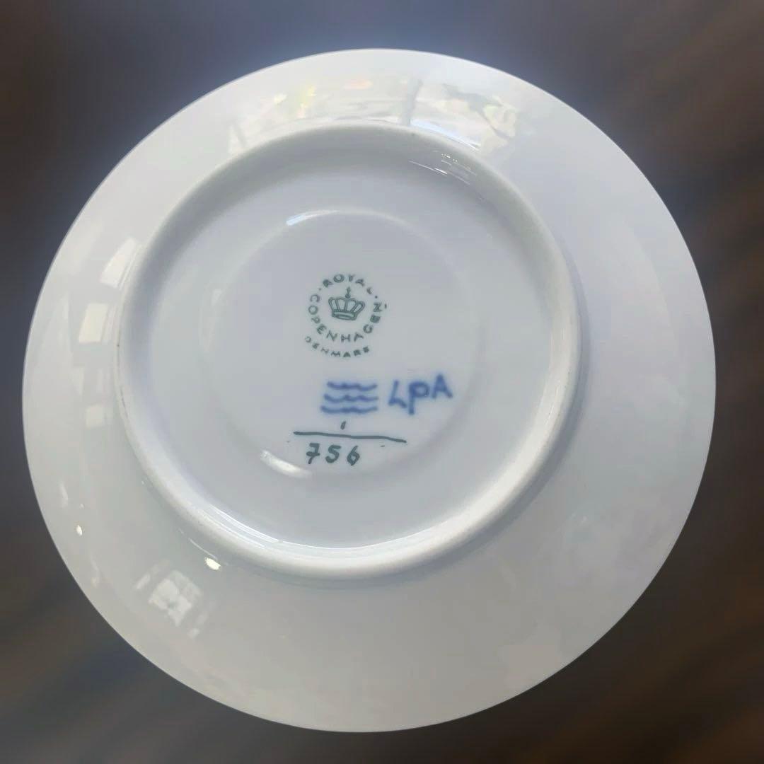 美品✨ロイヤルコペンハーゲン ハーフレースコーヒーカップ＆ソーサー2客