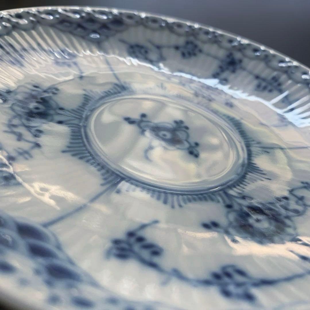 美品✨ロイヤルコペンハーゲン ハーフレースコーヒーカップ＆ソーサー2客