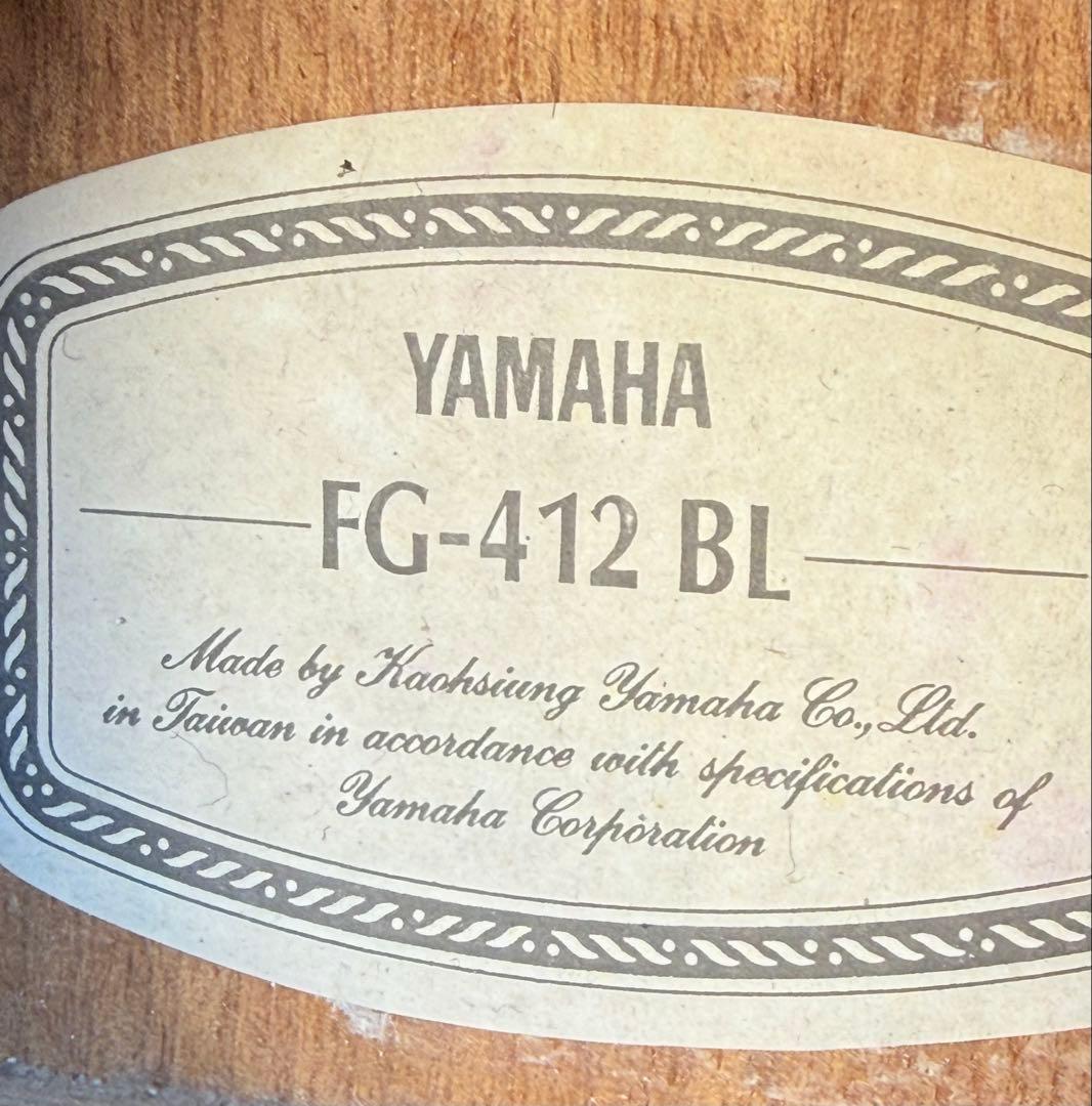 ギター YAMAHA FG-412 BLACK