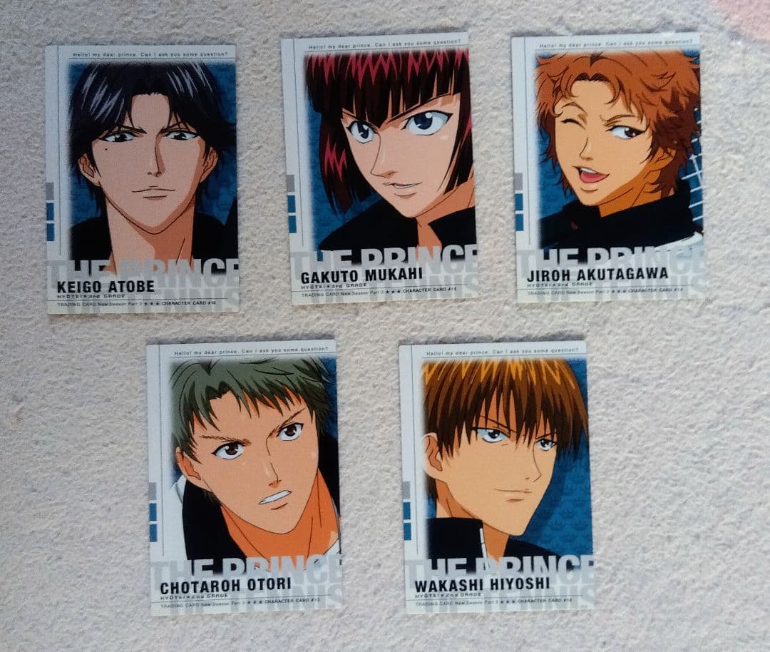 テニスの王子様 テニプリ カード 手塚 不二 跡部 越前 青学 トレカ 氷帝