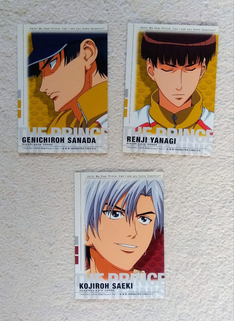 テニスの王子様 テニプリ カード 手塚 不二 跡部 越前 青学 トレカ 氷帝