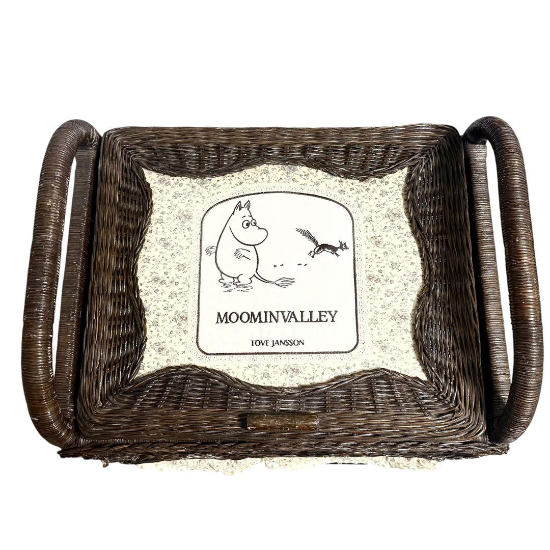 限定品 ムーミン公式 ラタン キャビネット 籐家具 北欧 カントリー風 チェスト