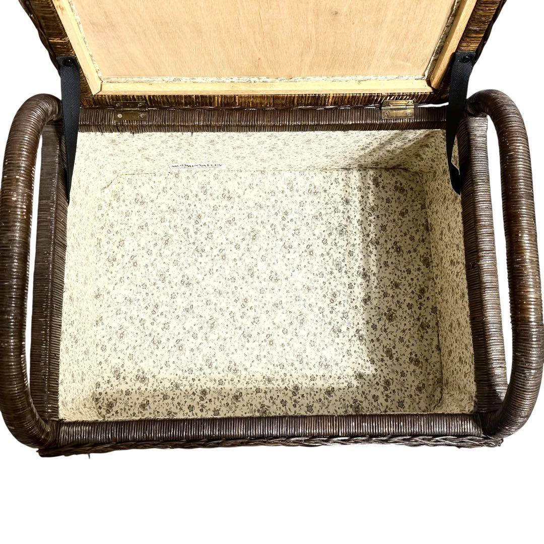 限定品 ムーミン公式 ラタン キャビネット 籐家具 北欧 カントリー風 チェスト