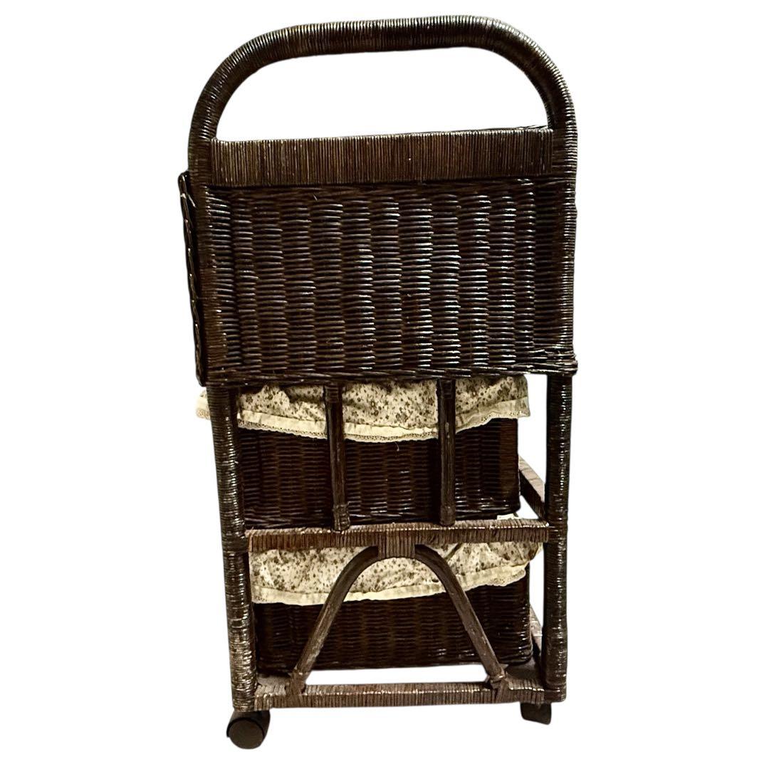 限定品 ムーミン公式 ラタン キャビネット 籐家具 北欧 カントリー風 チェスト