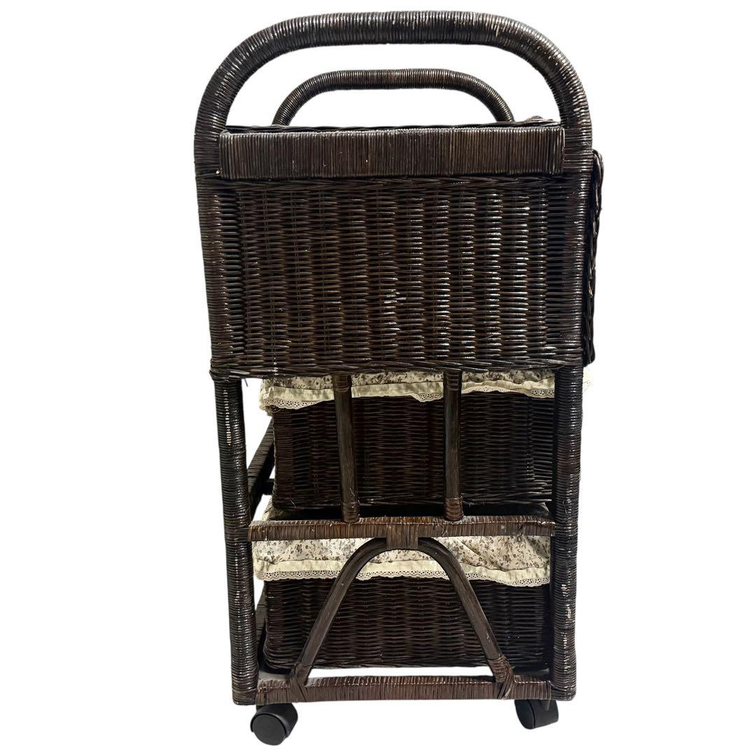 限定品 ムーミン公式 ラタン キャビネット 籐家具 北欧 カントリー風 チェスト