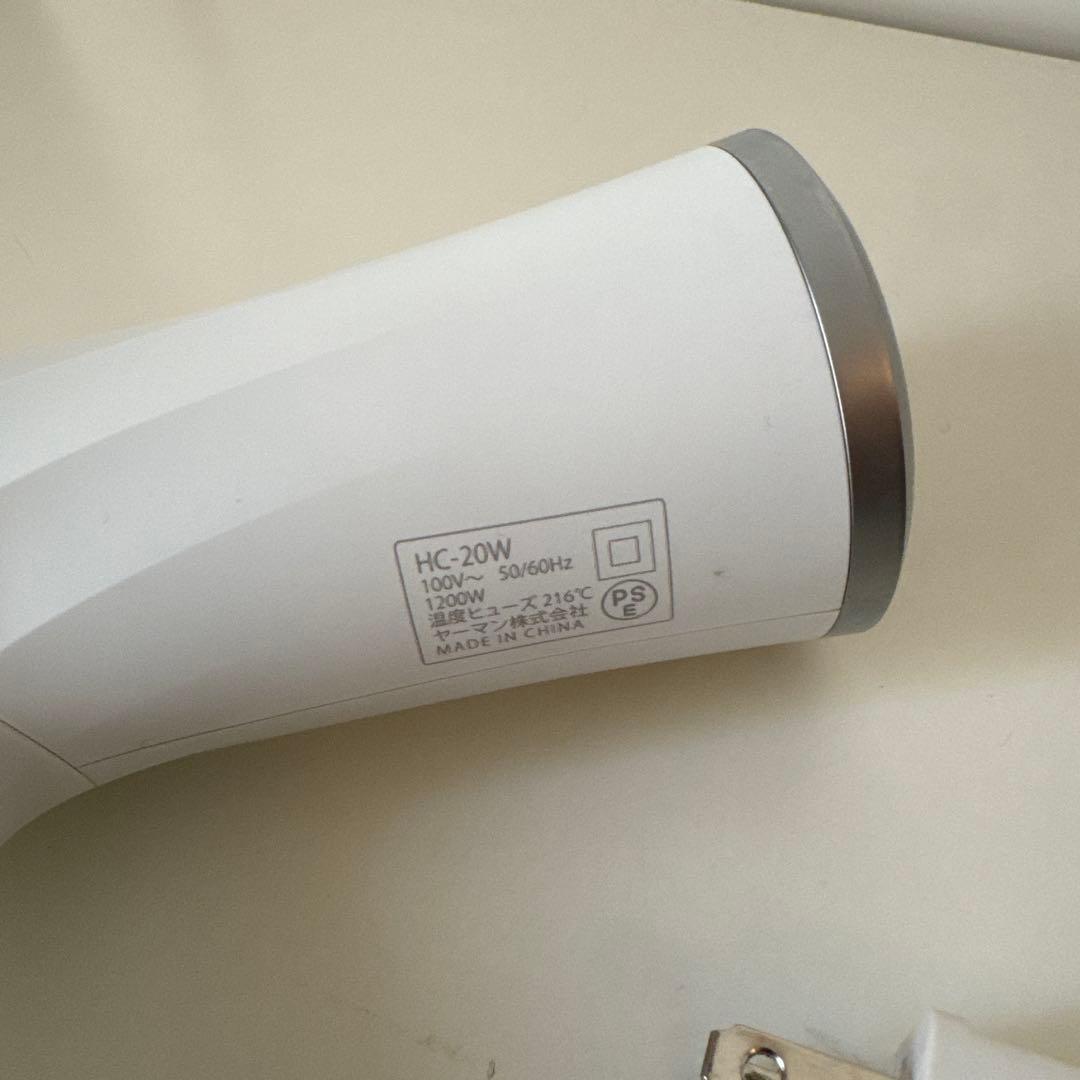 動作確認済み　YAMAN ホワイト ヘアドライヤー マッサージノズル付き