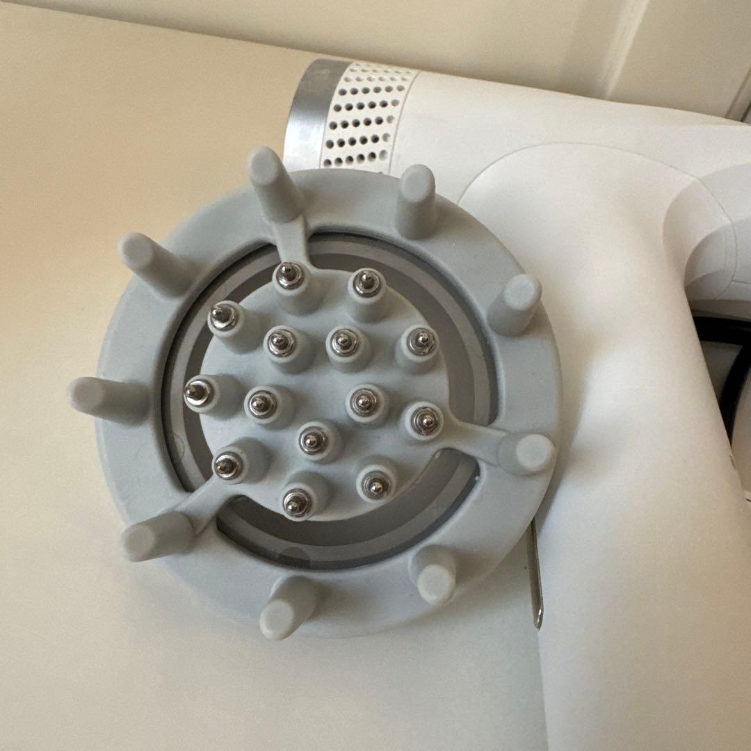 動作確認済み　YAMAN ホワイト ヘアドライヤー マッサージノズル付き