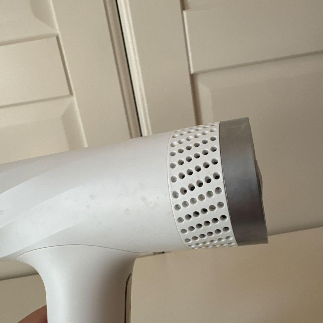 動作確認済み　YAMAN ホワイト ヘアドライヤー マッサージノズル付き