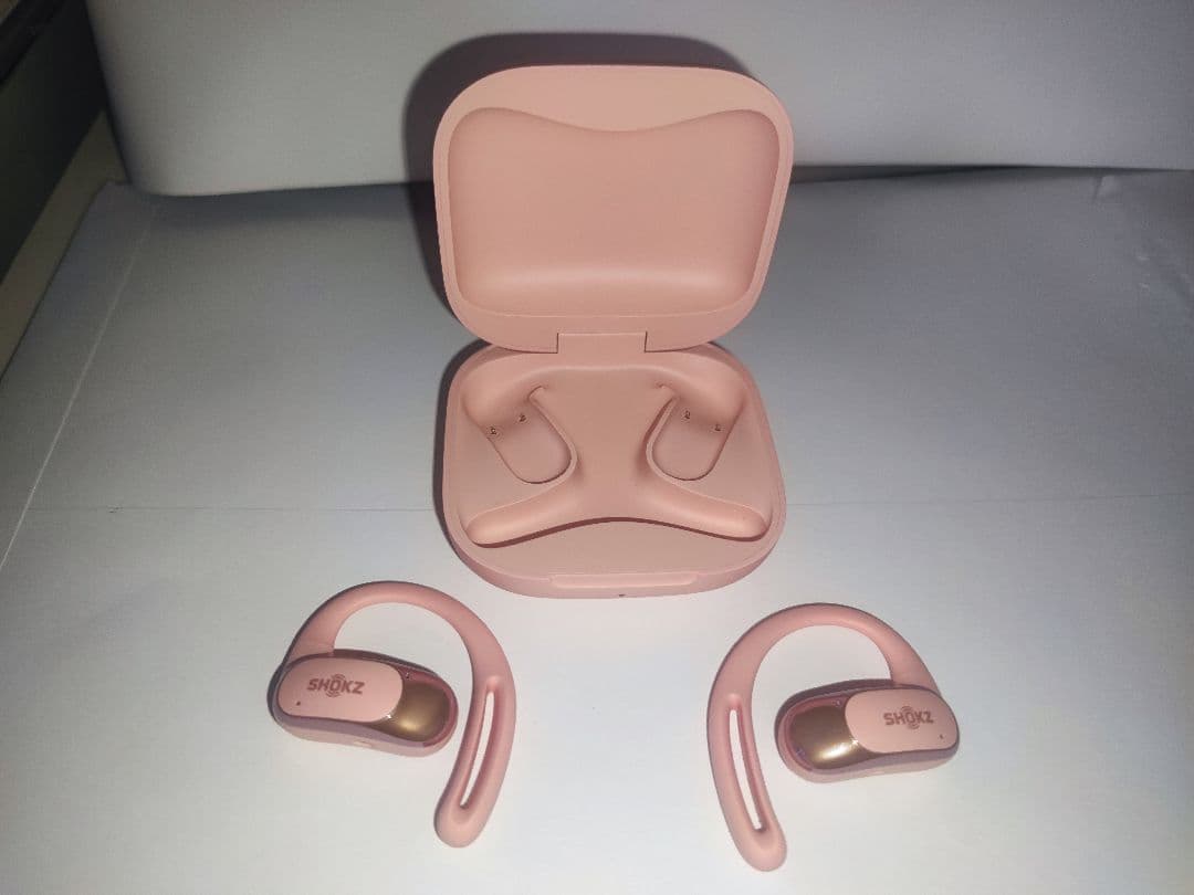 SHOKZ OPENFIT AIR ワイヤレスイヤホン　ピンク
