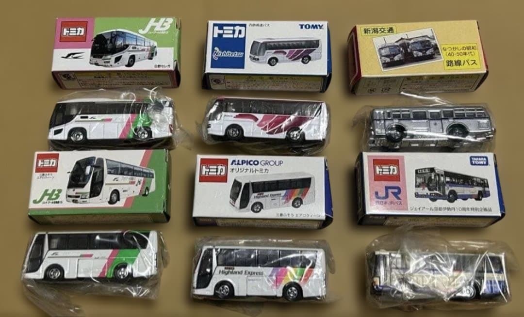 トミカ バスシリーズ 6台セット