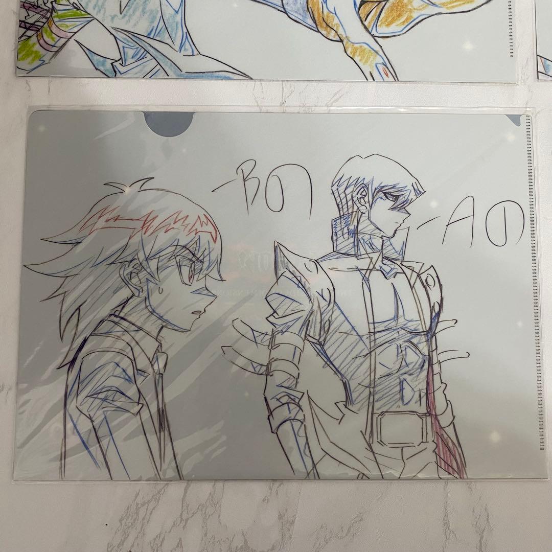 遊戯王デュエルモンスターズ　海馬瀬人　劇場版　原画展　クリアファイル　色紙
