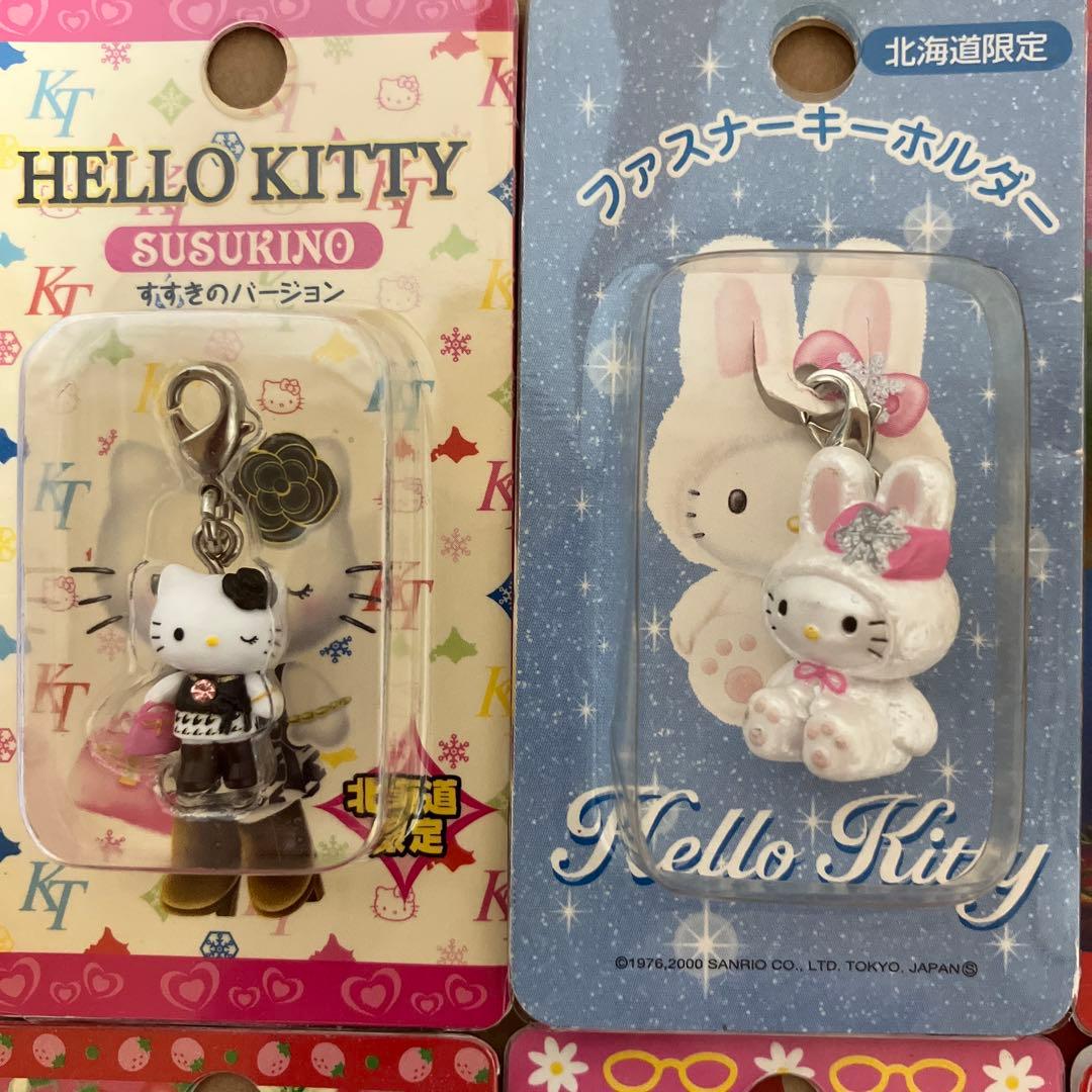 ご当地キティ　キティファスナーマスコット　キティストラップ　キティキーホルダー