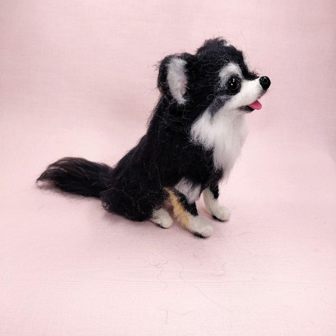 ちょこたん様 羊毛フェルト チワワ ハンドメイド 犬
