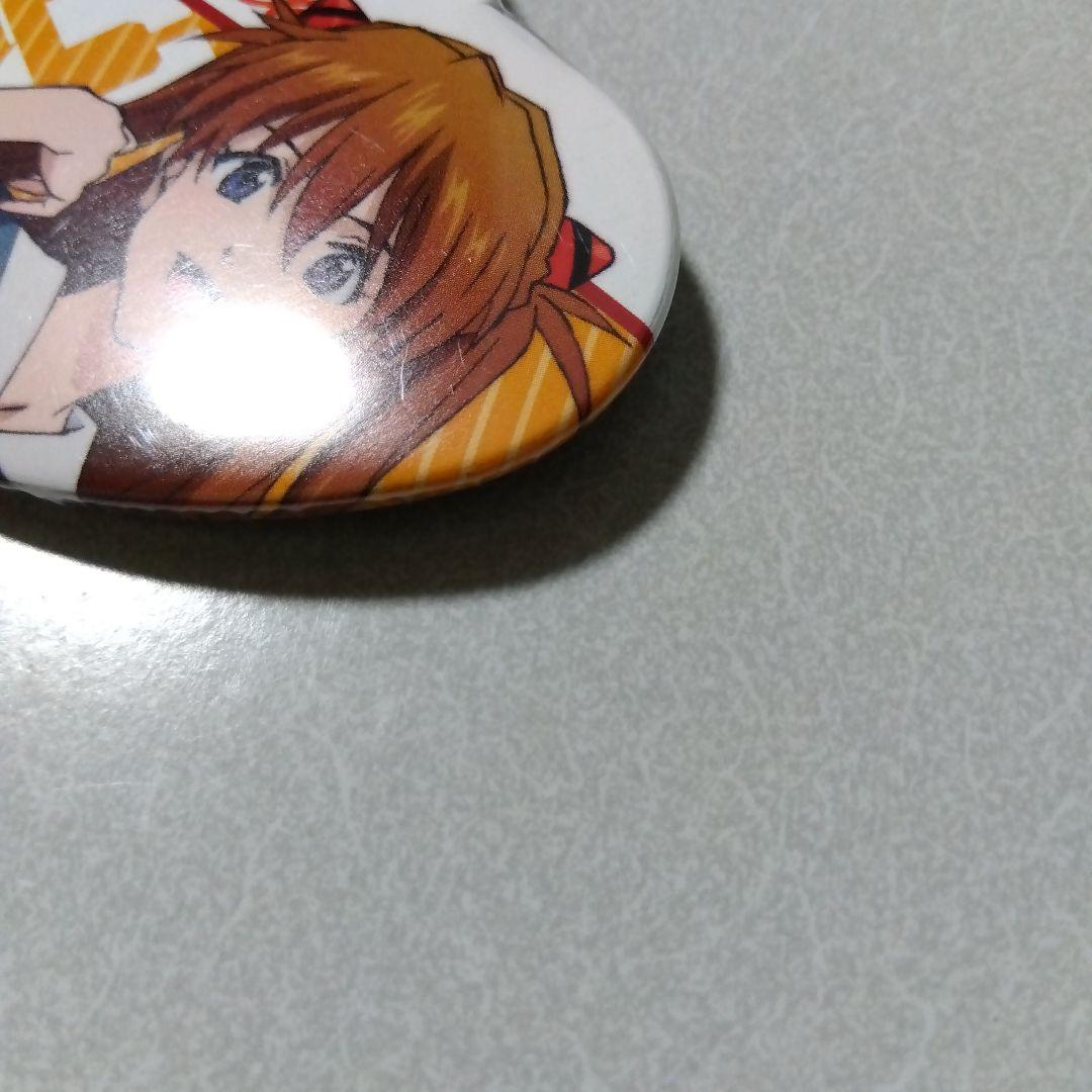 【エヴァンゲリオン】アスカ 制服 ハート バレンタイン 缶バッジ