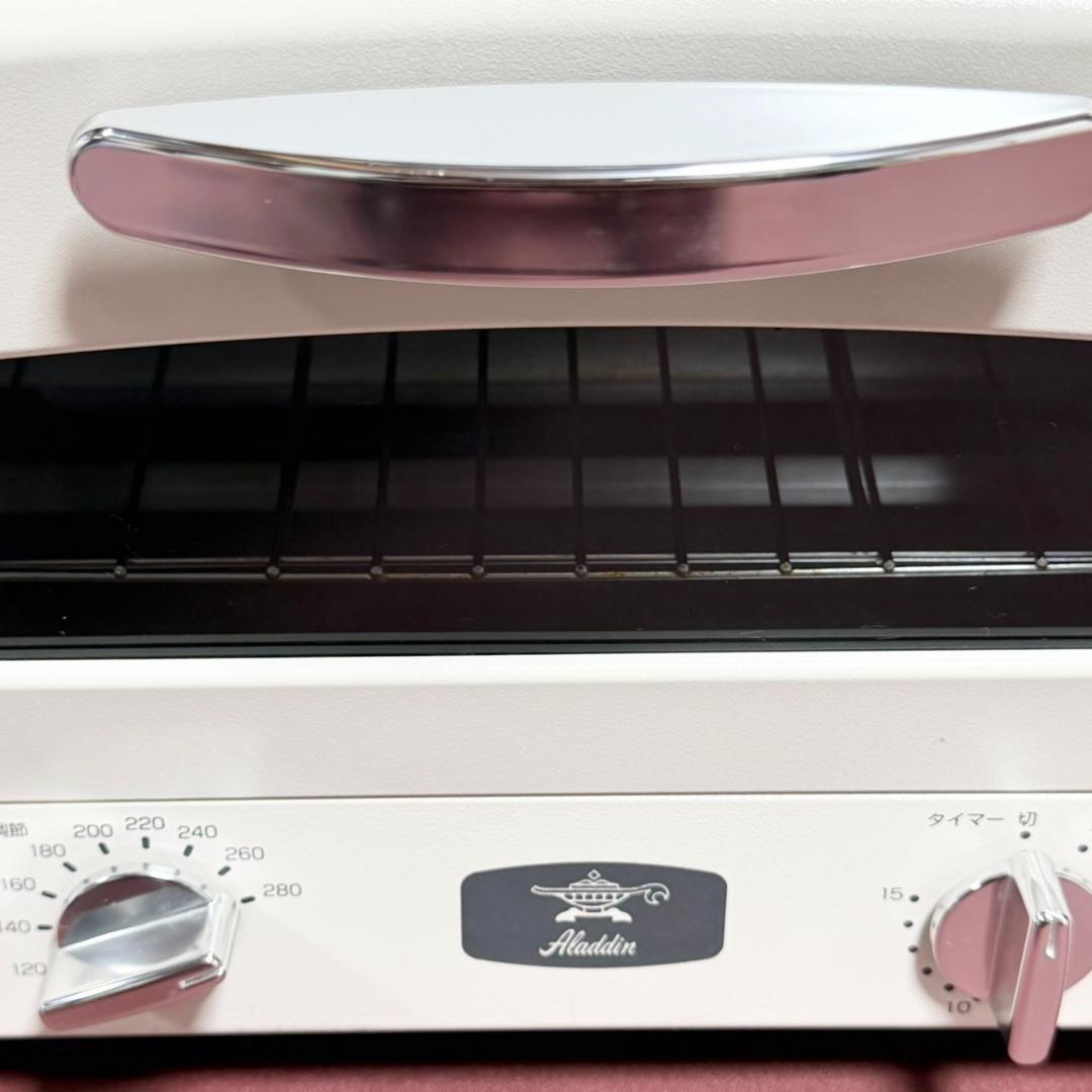 ☆美品 アラジン AET-GS13B W グラファイト トースター 2枚焼き