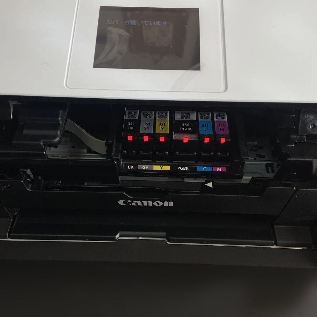 Canon PIXUS インクジェットプリンタ-MG6330 ホワイト動作美品