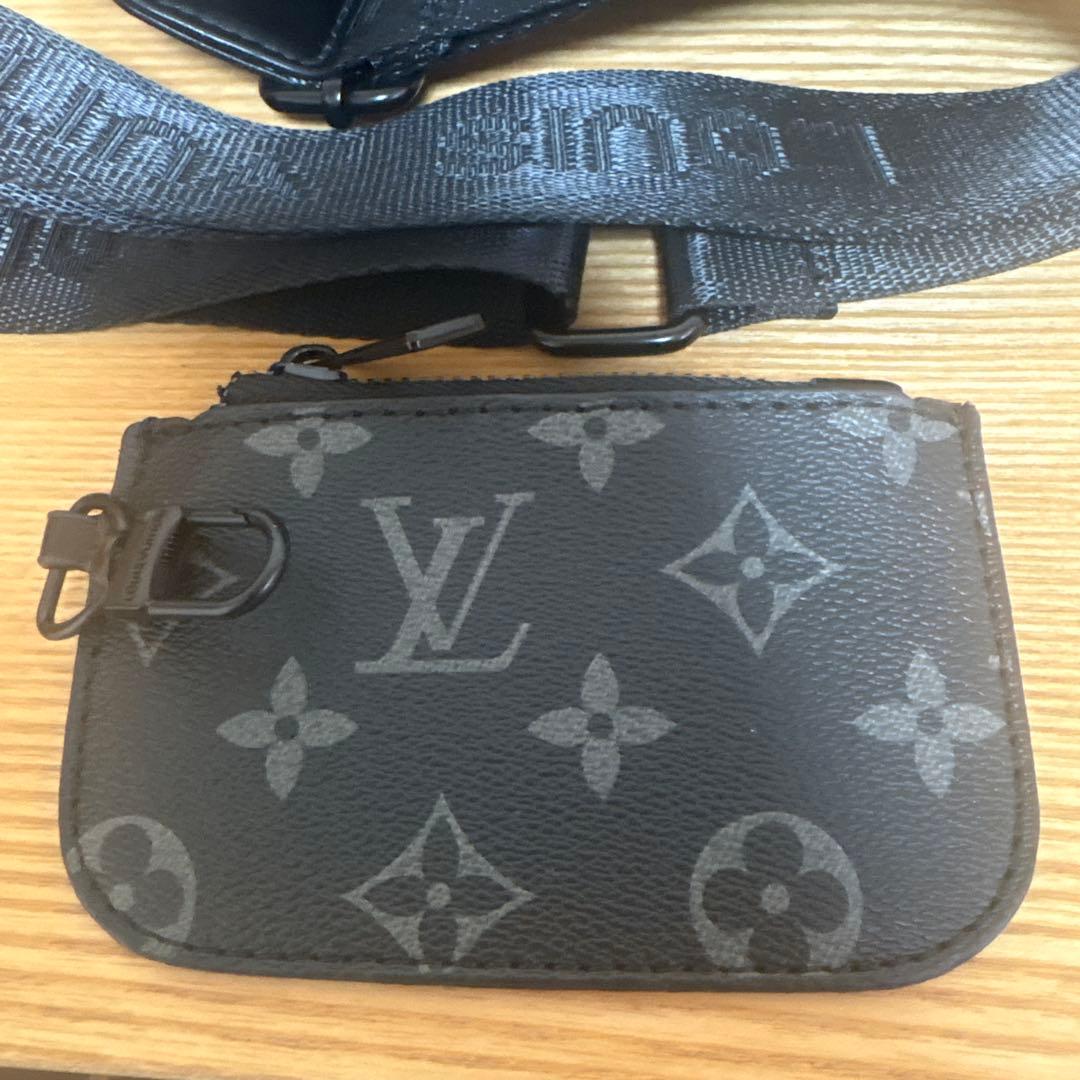 LOUIS VUITTON モノグラム柄黒/灰色ノベルティバック