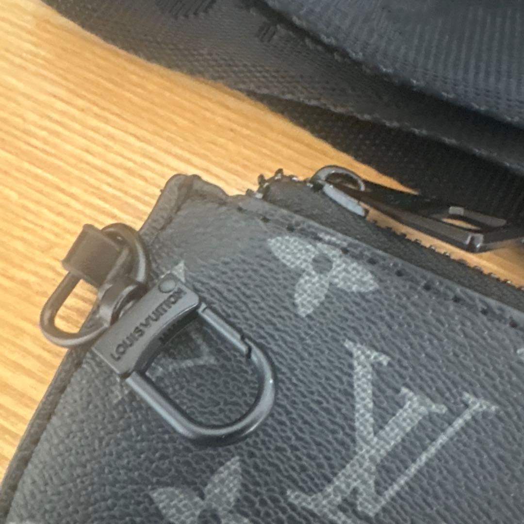LOUIS VUITTON モノグラム柄黒/灰色ノベルティバック