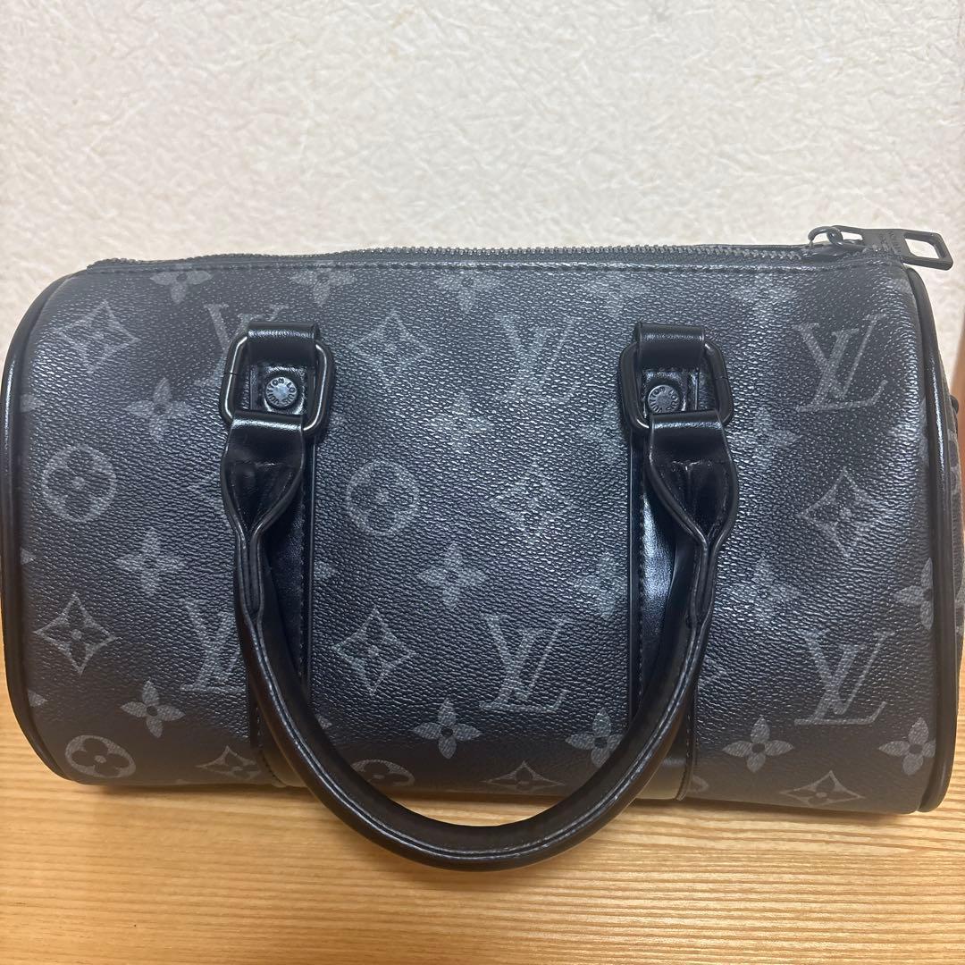 LOUIS VUITTON モノグラム柄黒/灰色ノベルティバック