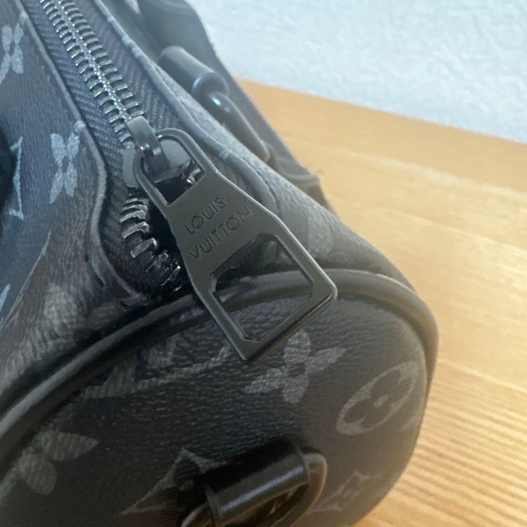 LOUIS VUITTON モノグラム柄黒/灰色ノベルティバック