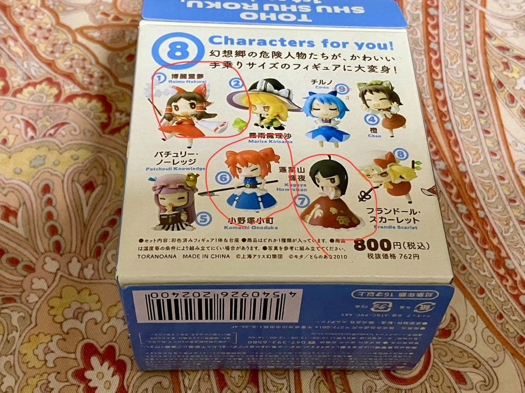東方プロジェクト フィギュア6体セット