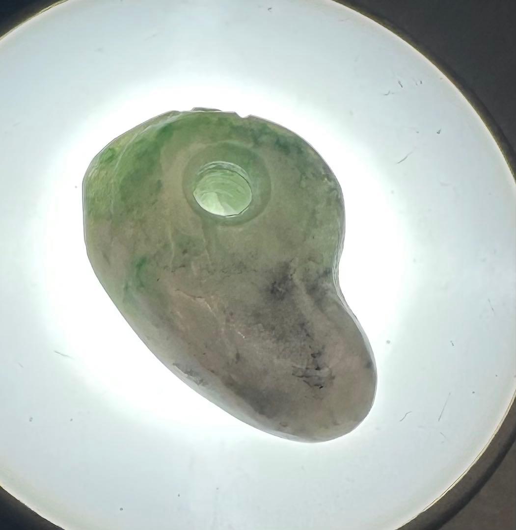 2025.5.1激安唐草角翼龍勾玉　糸魚川最上級極品ロウカン翡翠