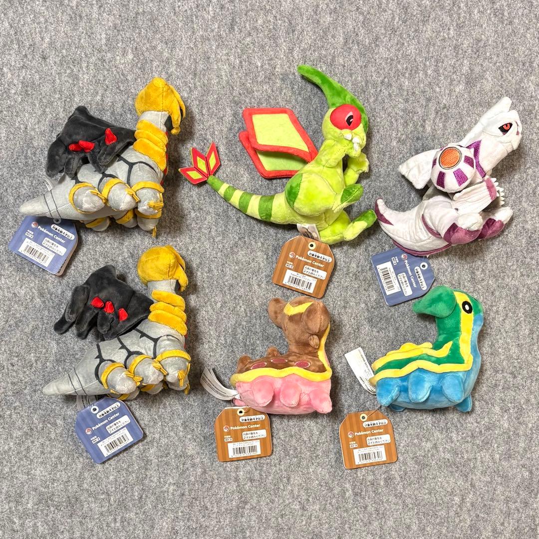 ポケモンfit ぬいぐるみ 8点セット　ギラティナ パルキア ロズレイド他