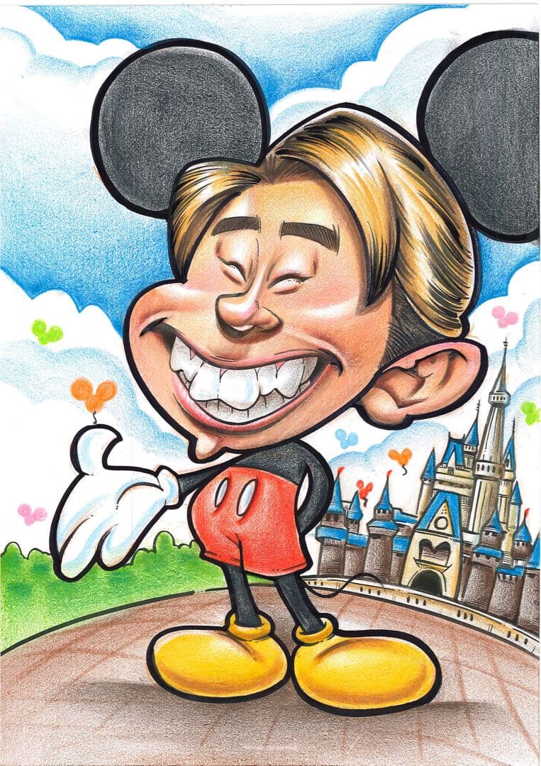 世界で1枚のオーダーメイド似顔絵☆ハイクオリティver★家族★送別