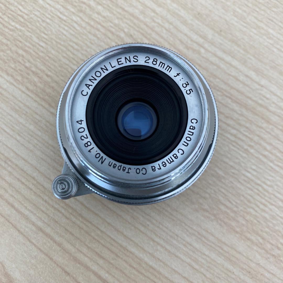 キヤノン 28mm F3.5（Lマウント）シルバー