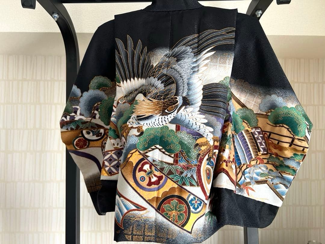 七五三　男の子　着物　羽織り　袴