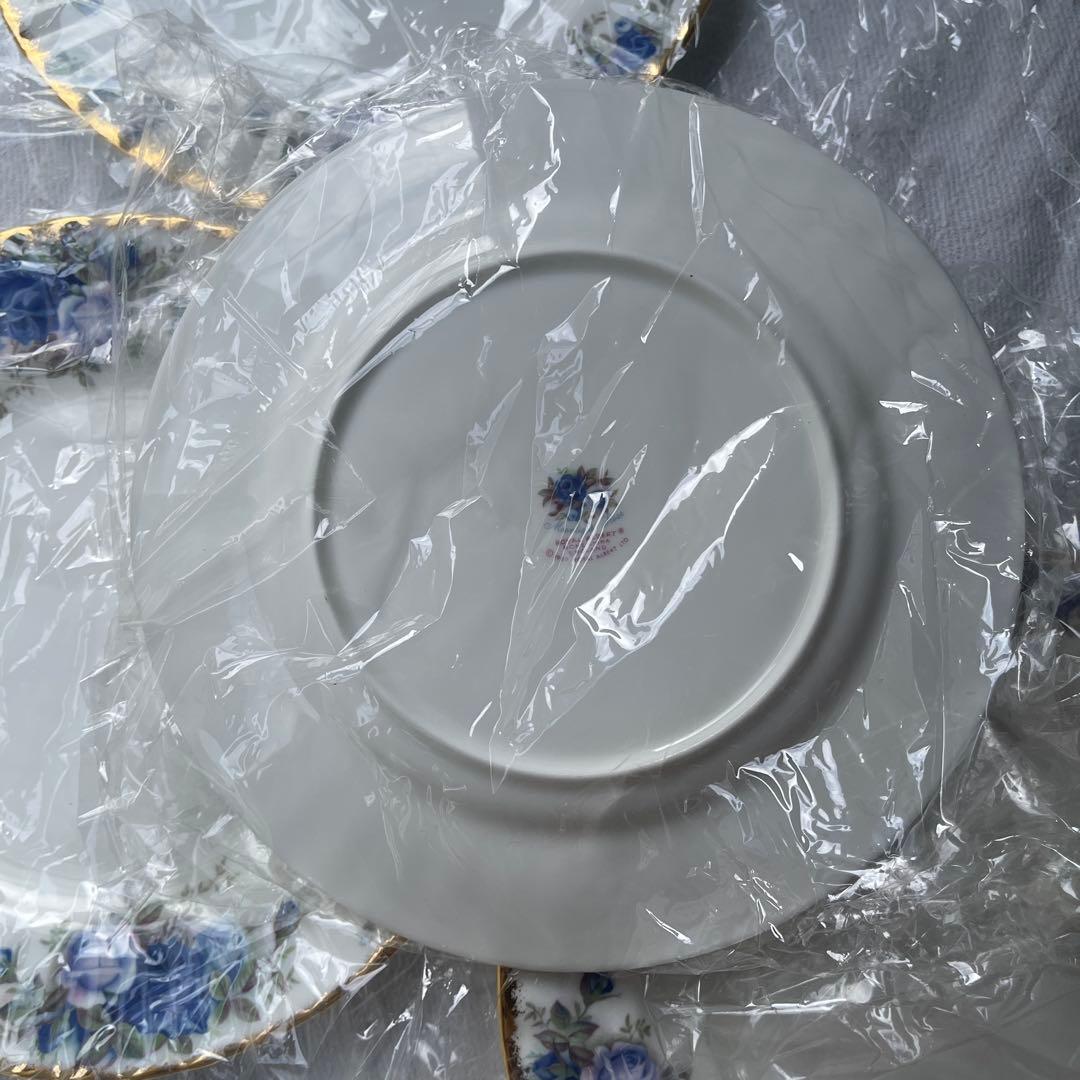 未使用　ロイヤルアルバート　ムーンライトローズ　プレート4枚　20.5cm