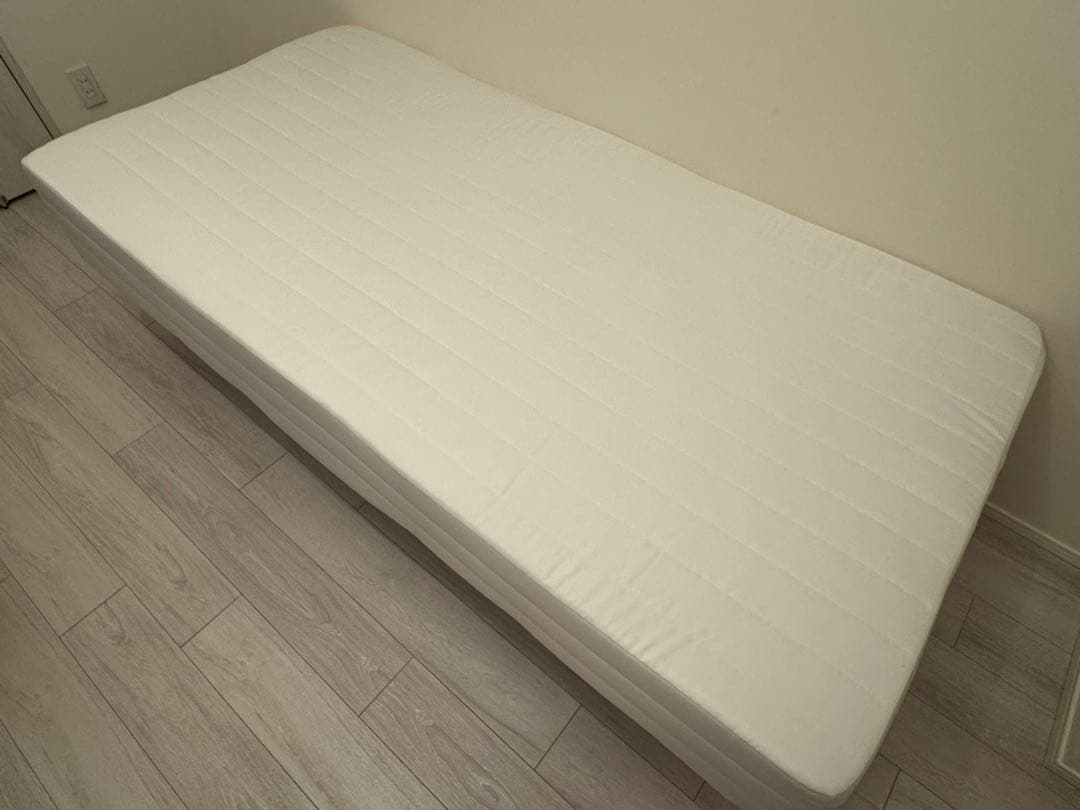 【無印良品】 脚付マットレス ポケットコイル シングル (26cm脚付)