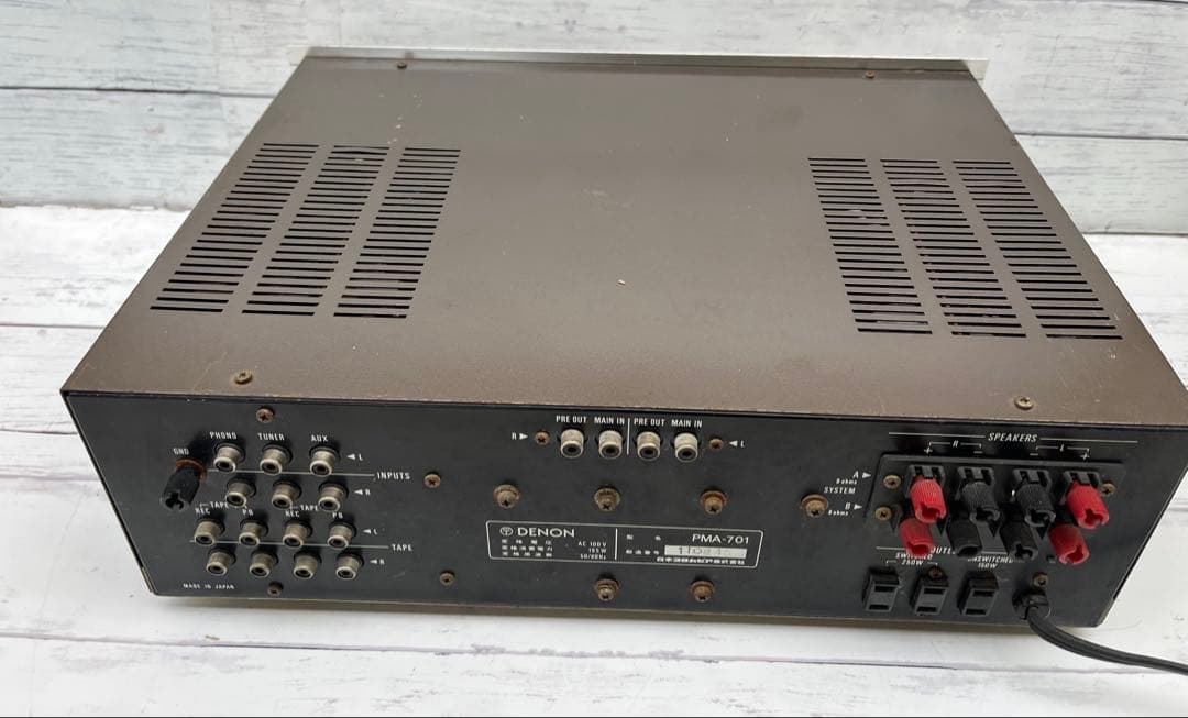 DENON PMA-701 オーディオ プリメインアンプ(K096)